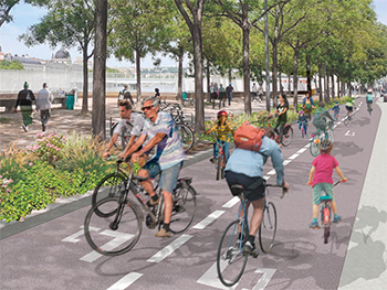 Réseau express vélo : les travaux commencent en 2022